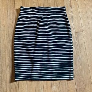 Loft skirt with stripes never worn